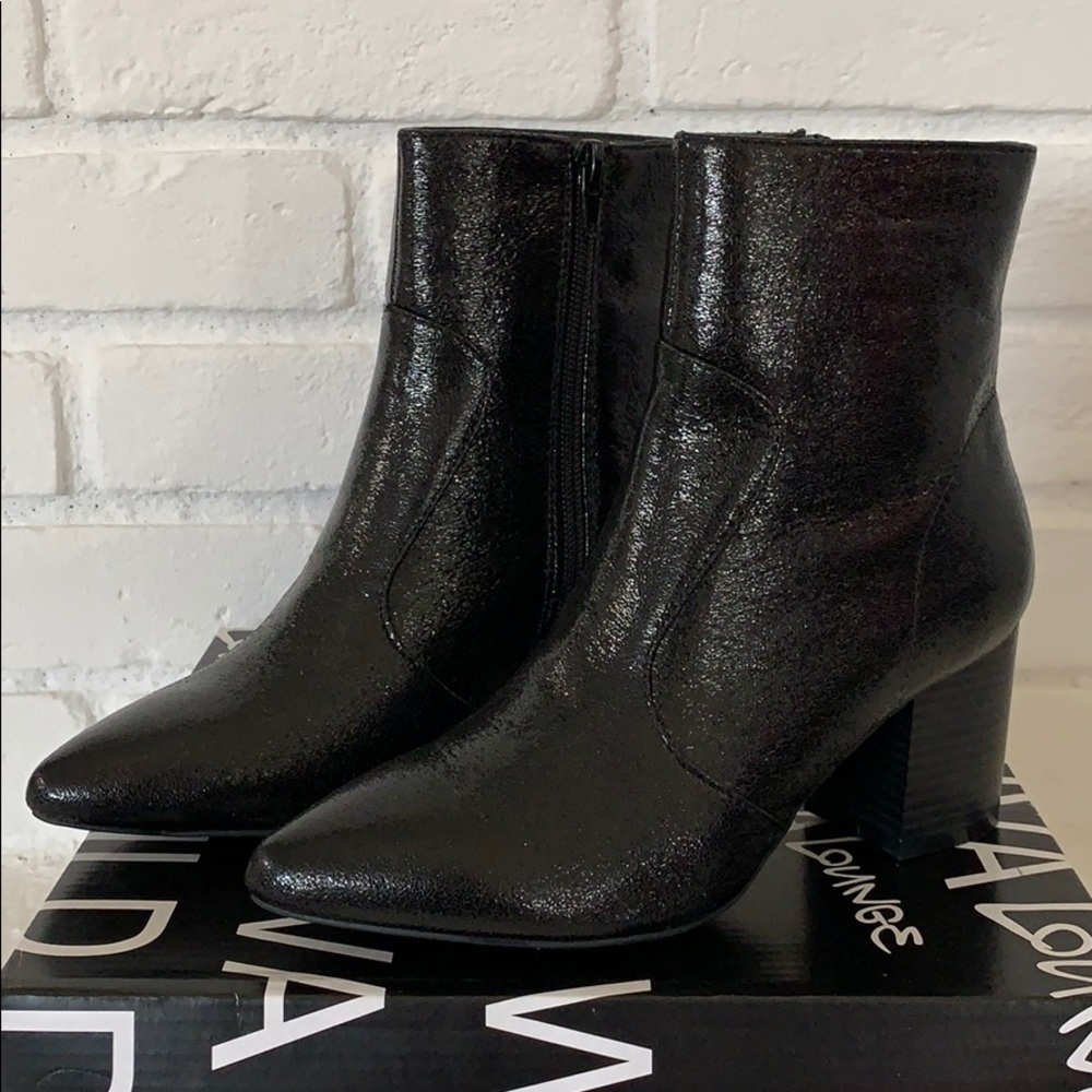 Black ankle boots
